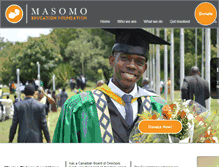 Tablet Screenshot of masomoeducation.org